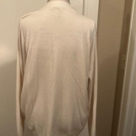 Brunello Cucinelli Cashmere Cardigan w/Monili Stripe Pocket Sz Large - Picture 3 of 12